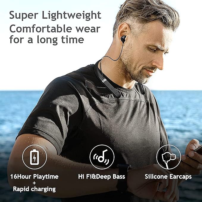  Padmate S17 Neckband Wireless Headphones      