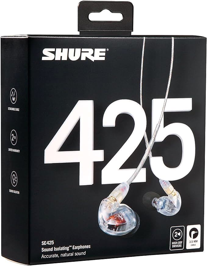  Shure SE425 PRO Wired Earbuds   