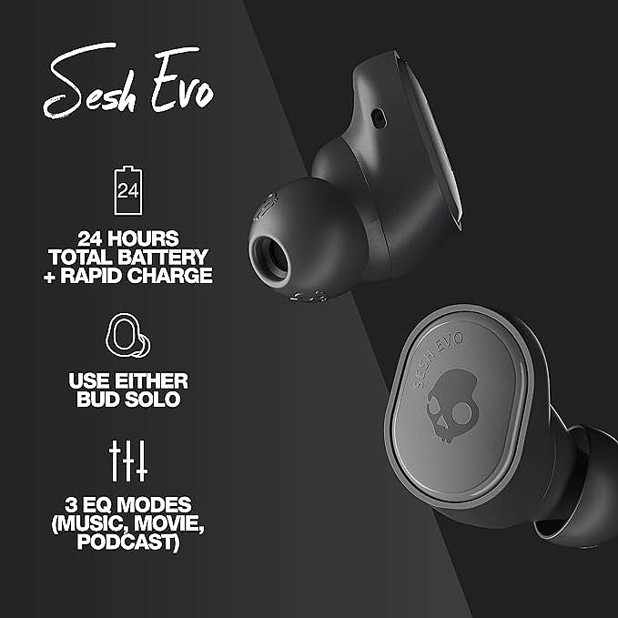  Skullcandy Sesh Evo In-Ear Wireless Earbuds 