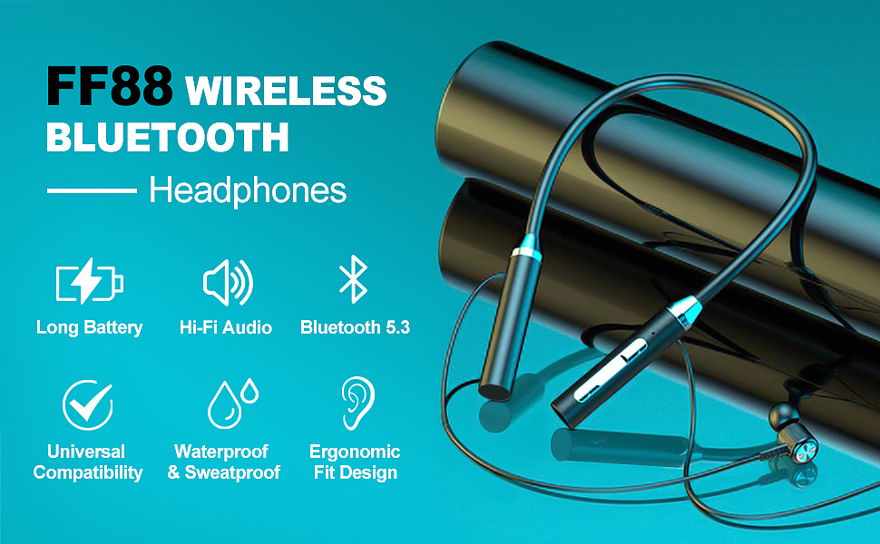  Rythflo FF88 Bluetooth Headphones 