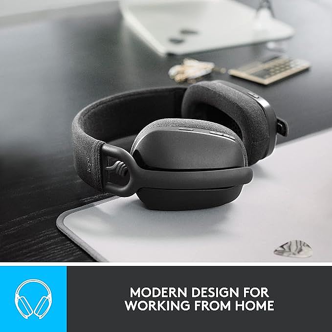  Logitech Zone Vibe 100 Lightweight Wireless Over Ear Headphones 