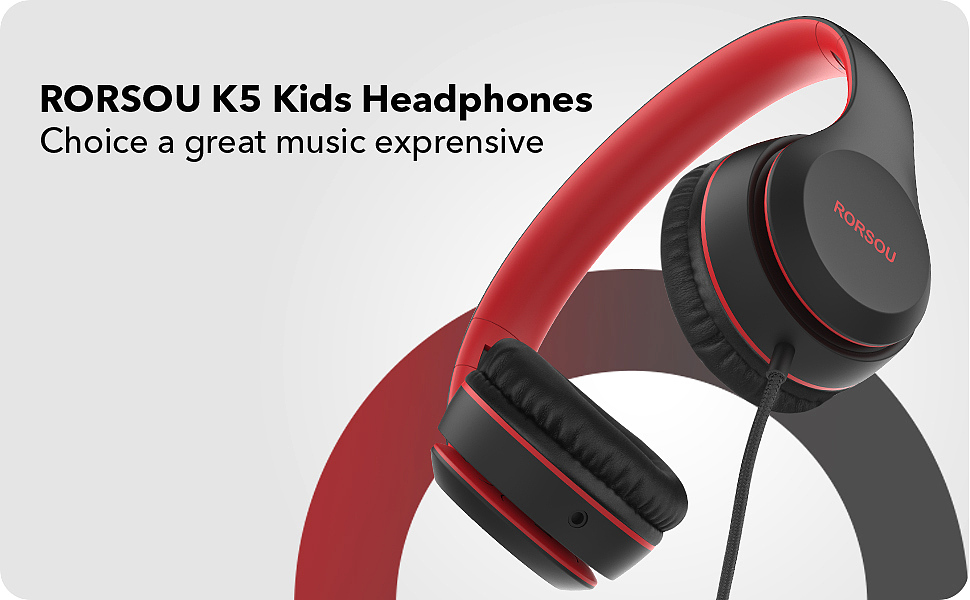  RORSOU K5 Kids Headphones  