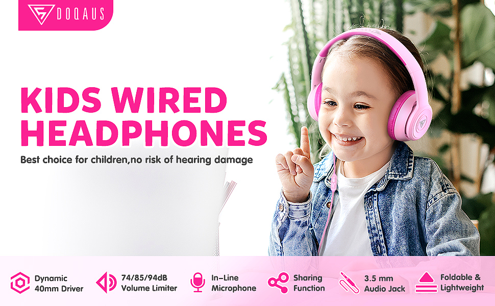  DOQAUS CN1 Kids Headphones 