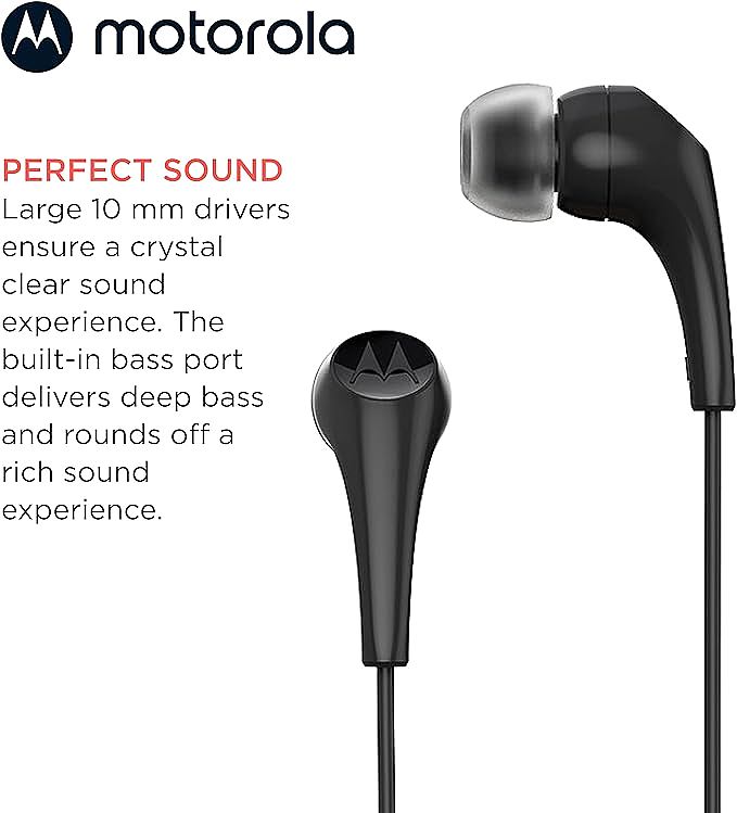  Motorola 2S Wired Earbuds 