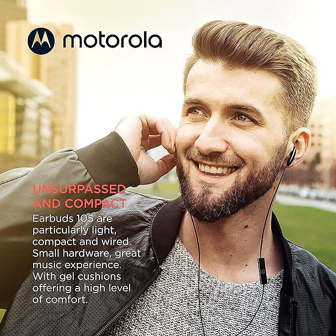  Motorola 105 Wired Earbuds    