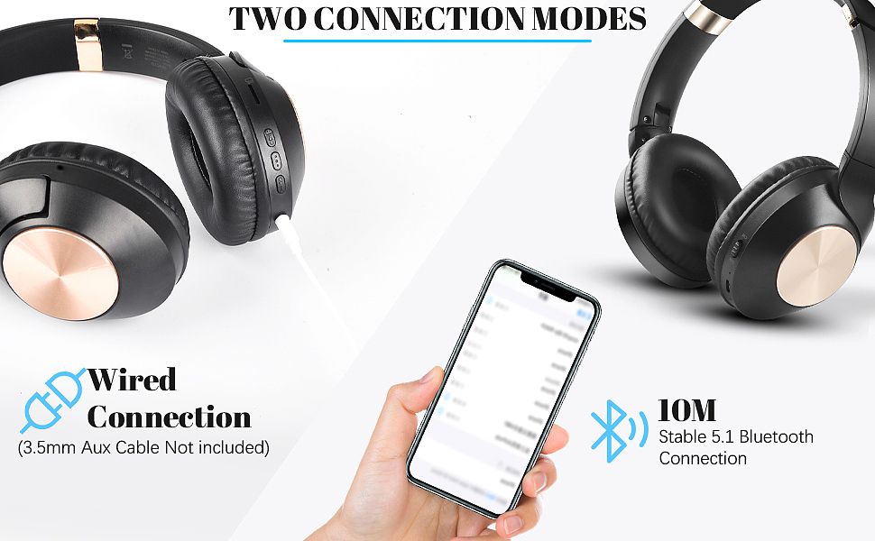  mucro L36 Over Ear Wireless Headphones   
