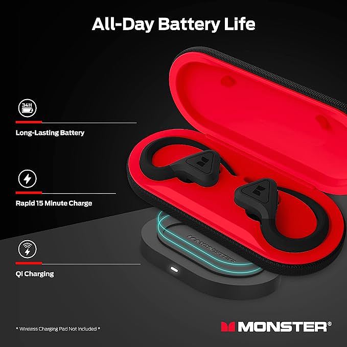  Monster DNA Fit Wireless Earbuds    