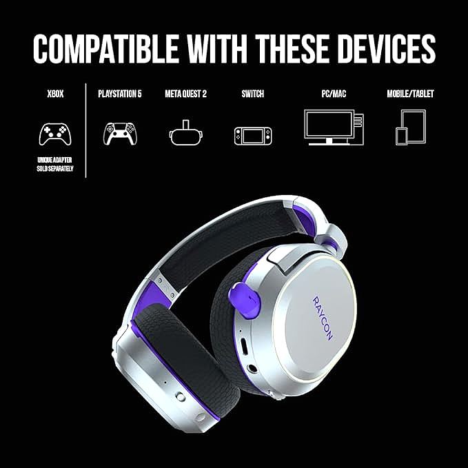  Raycon RBH861-22E-BLA Gaming Wireless Headphones    
