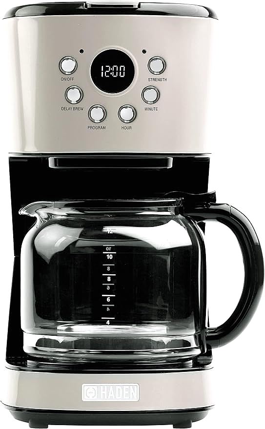 A Blast from the Past: HADEN 75028 Heritage Innovative 12 Cup Capacity Programmable Vintage Retro Home Countertop Coffee Maker