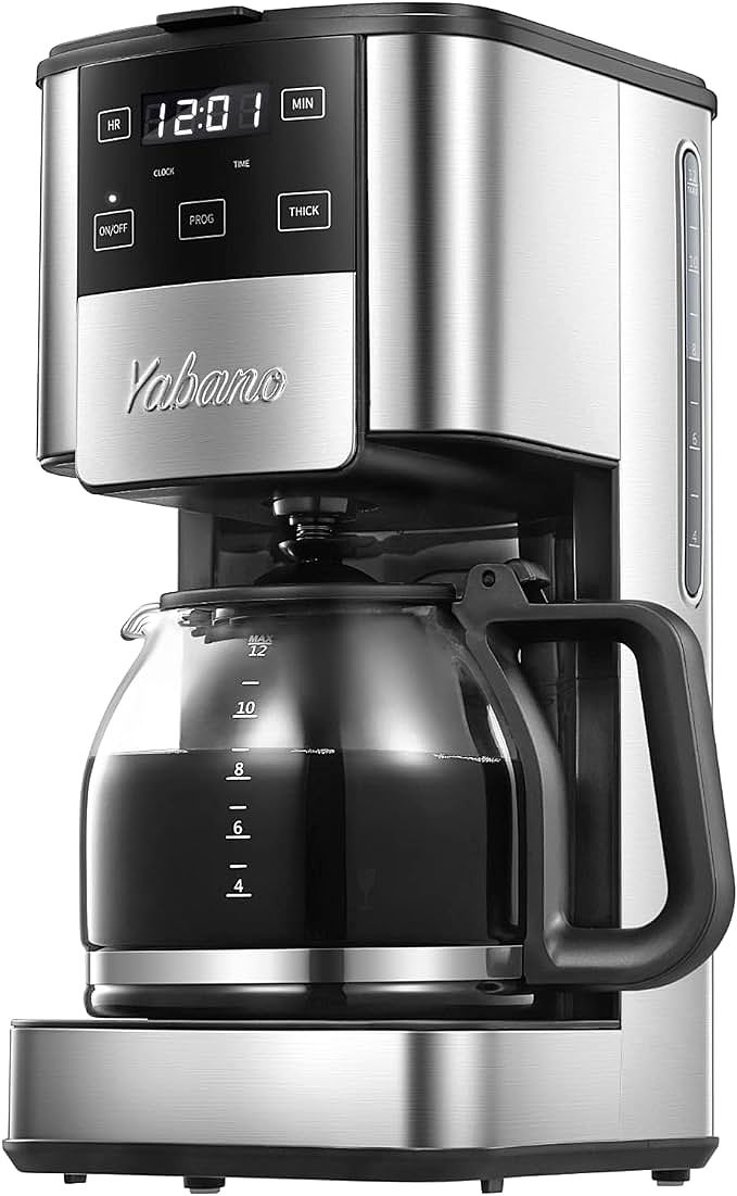 Yabano CM6872 Programmable Coffee Maker: A Smart Choice for Large Capacity Home Brewing