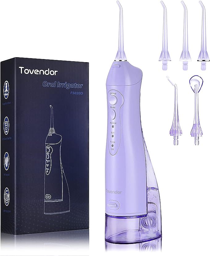 TOVENDOR F5020D Electric Water Flosser: A Portable and Powerful Oral Irrigator