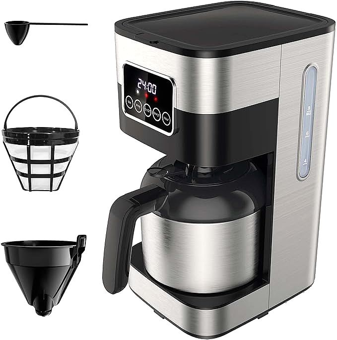 Boly 8-Cup Programmable Coffee Maker with Thermal Carafe: A Feature-Packed Brewer at an Affordable Price