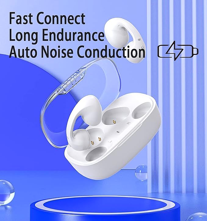  Loluka Ear Clip Long Endurance Bone Conduction Headphones  
