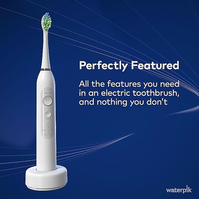  Waterpik STW-03W020 Sensonic Sonic Electric Toothbrush,   