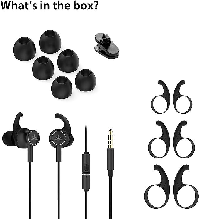  Avantree ME12 Sports Wired Earbuds      