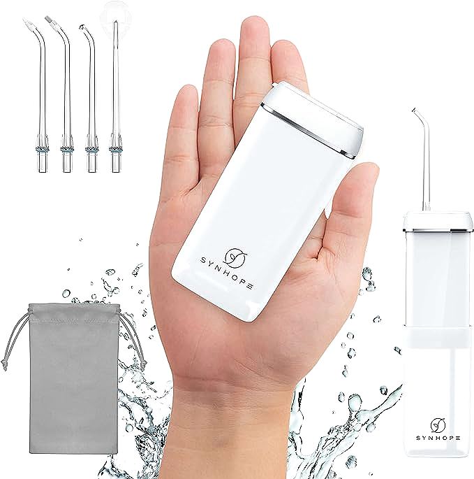 SYNHOPE M6plus Water Flosser - The Perfect Portable Water Flosser for Travel