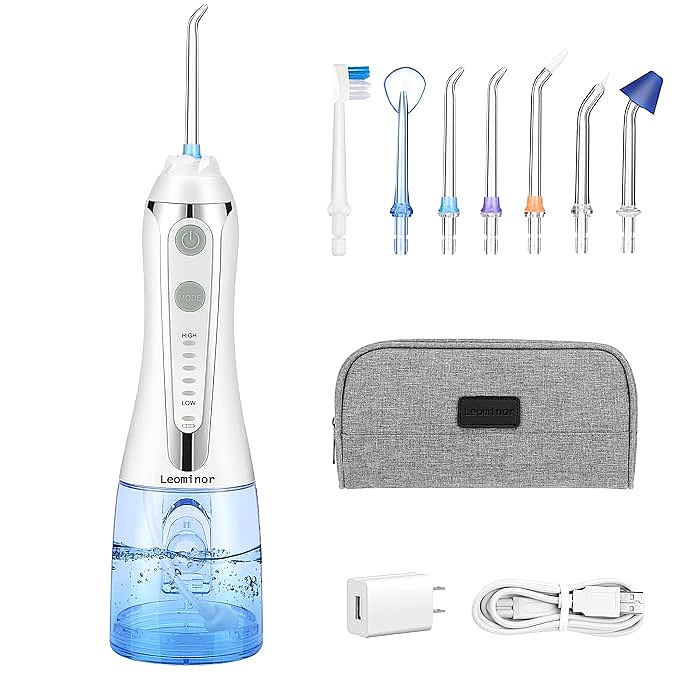 Leominor Cordless Water Dental Flosser: A Portable Powerhouse for Pristine Pearly Whites