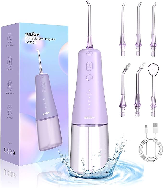 Sejoy FC5091 Portable Water Flosser - A Convenient and Effective Oral Hygiene Tool