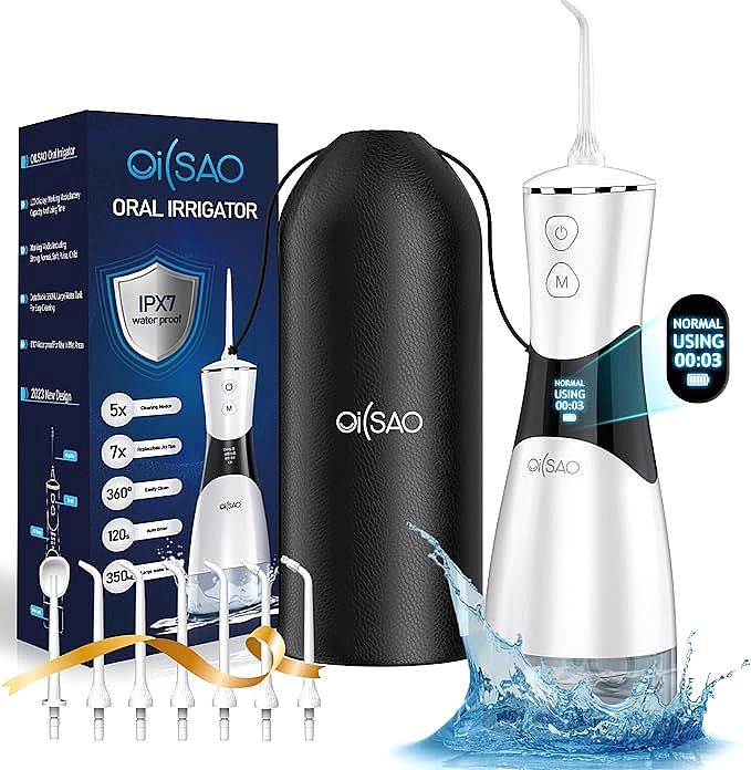 OILSAO AOW09 Cordless Water Flosser: A Powerful and Effective Oral Irrigator