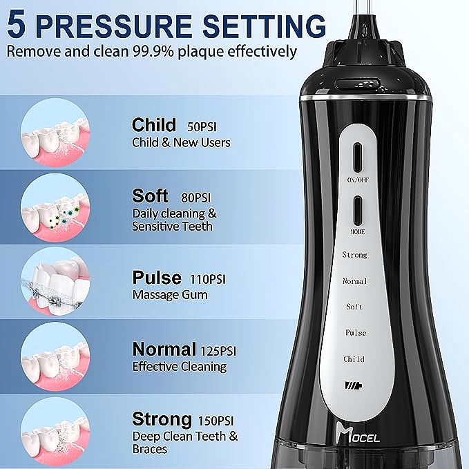  MOCEL Water Dental Flosser Oral Irrigator  