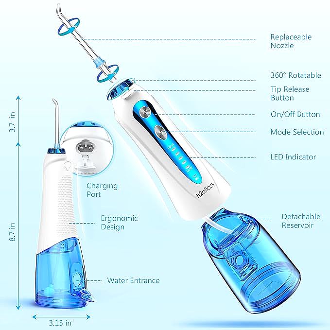  H2ofloss HF-9P Water Dental Flosser   