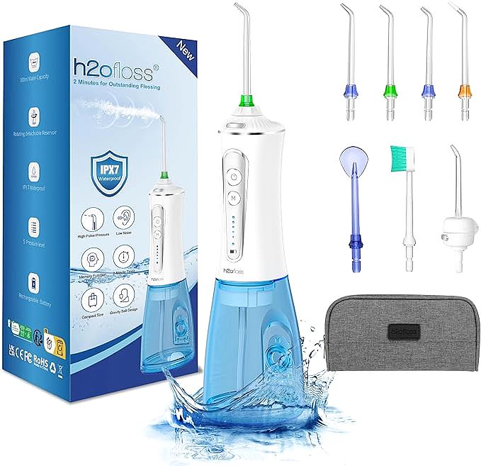 Dental Hygiene Revolutionized: The H2ofloss HF-P11 Water Flosser