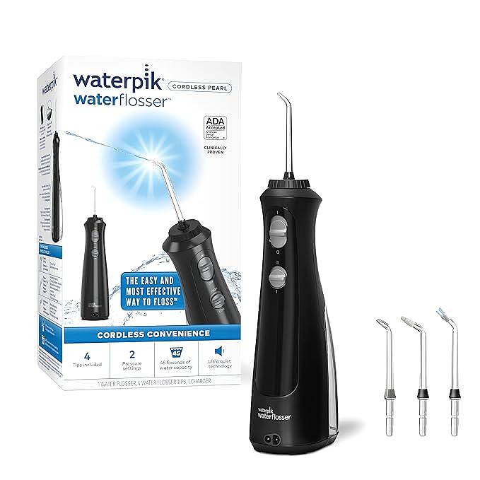 Waterpik WF-13 Cordless Pearl Water Flosser - A Portable and Powerful Ally for Your Oral Health