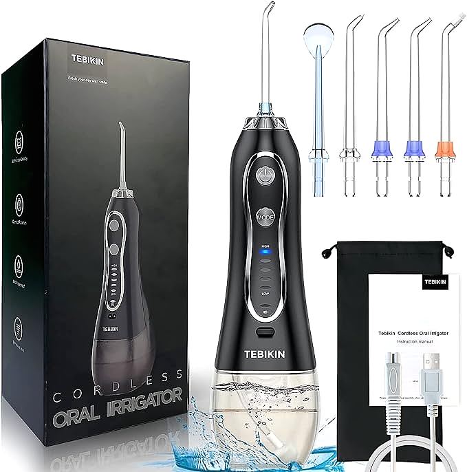 TEBIKIN HF-6 Portable Cordless Water Dental Flosser: Your Portable Oral Hygiene Partner