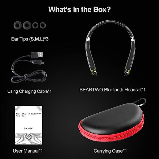  BEARTWO SX-990 Wireless Headphones      
