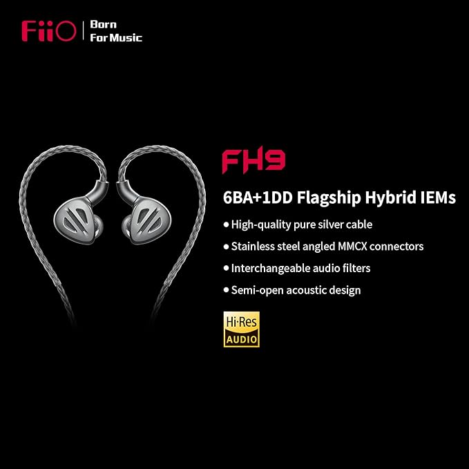  FiiO FH9 Wired Headphones   