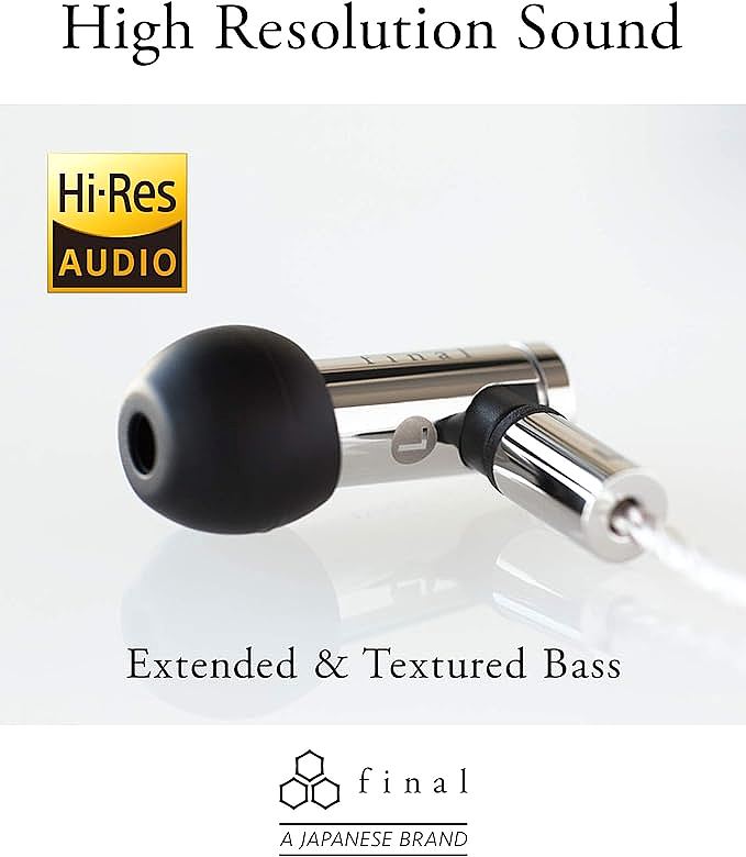  Final E5000 High Resolution Sound Isolating In-Ear Headphones 
