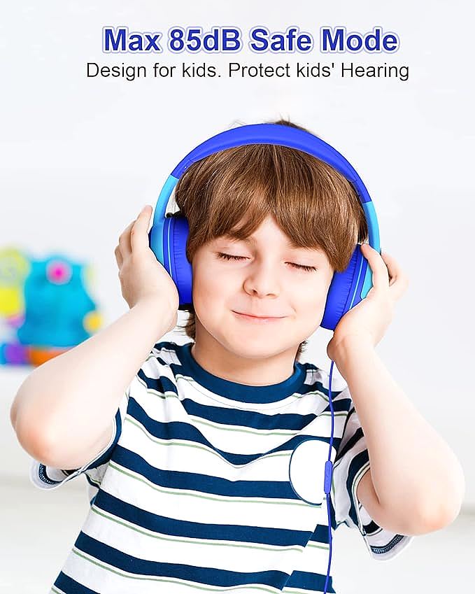  ELECDER S8 Kids Wired Headphones 