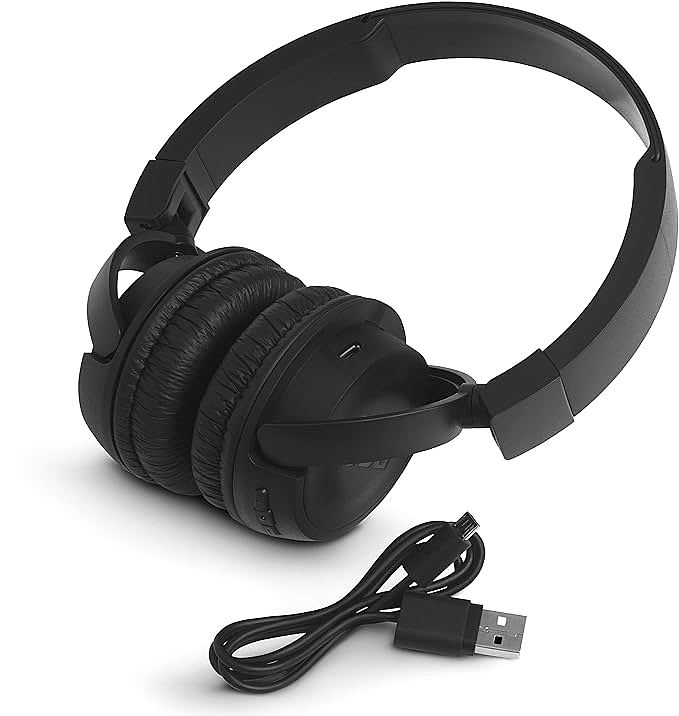  JBL T460BT Extra Bass Wireless On-Ear Headphones    