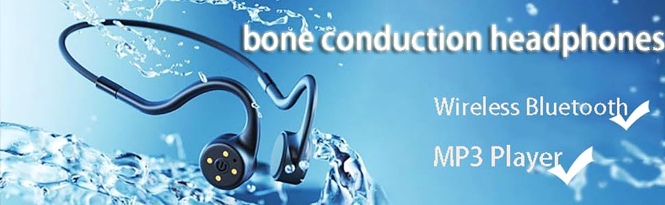  IKXO Mp3 Player Bone Conduction Headphones 