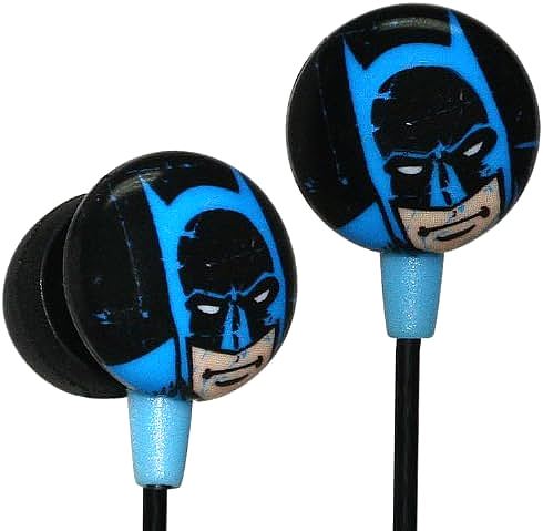 iHip DCF1030BM Vintage Batman Face Hi-Fi EarBuds 