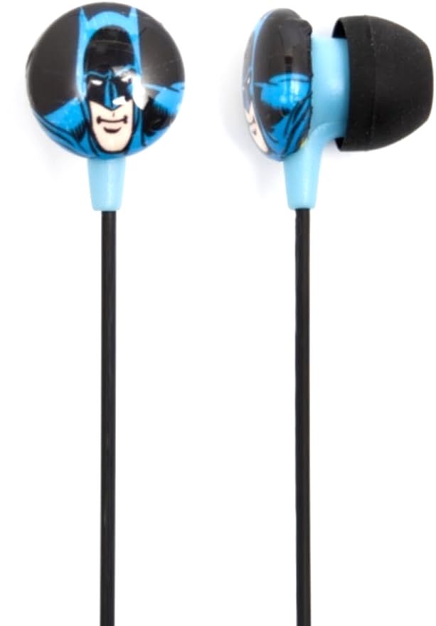  iHip DCF1030BM Vintage Batman Face Hi-Fi EarBuds   