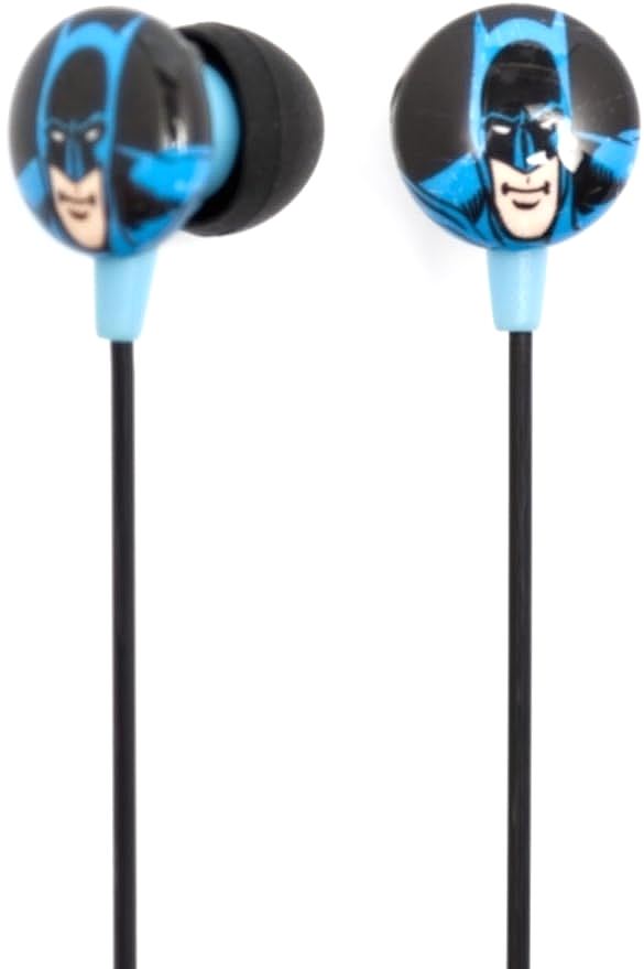  iHip DCF1030BM Vintage Batman Face Hi-Fi EarBuds  