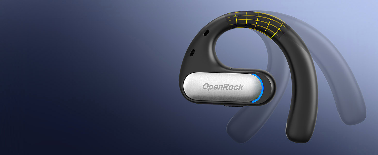  OpenRock Pro Open-Ear Air Conduction Headphones      