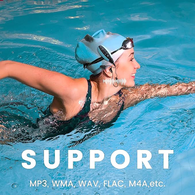  AGPTEK S19 Waterproof MP3 Player for Swimming    