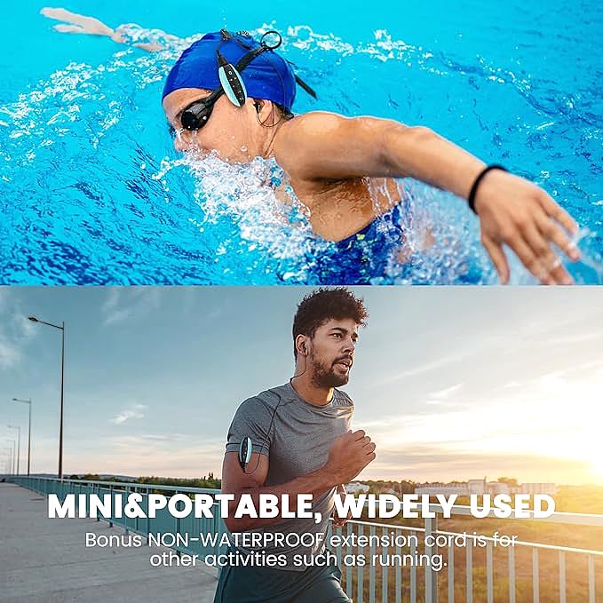  AGPTEK S19 Waterproof MP3 Player for Swimming      