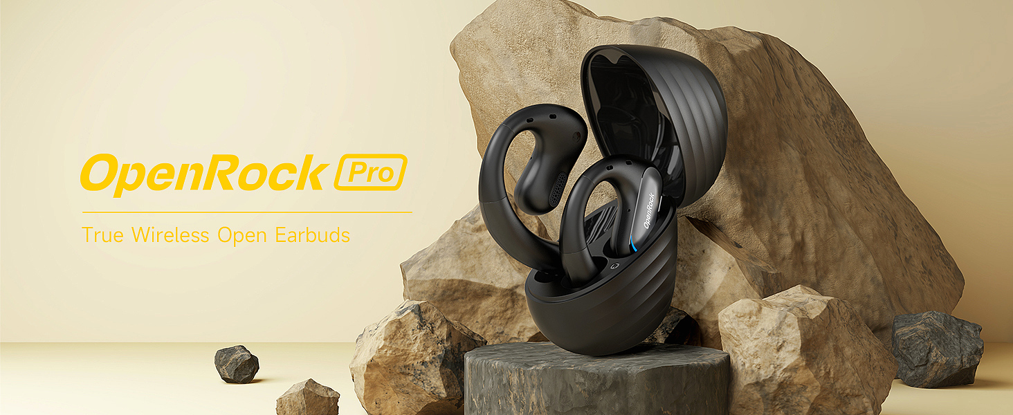  OpenRock Pro Open-Ear Air Conduction Headphones 