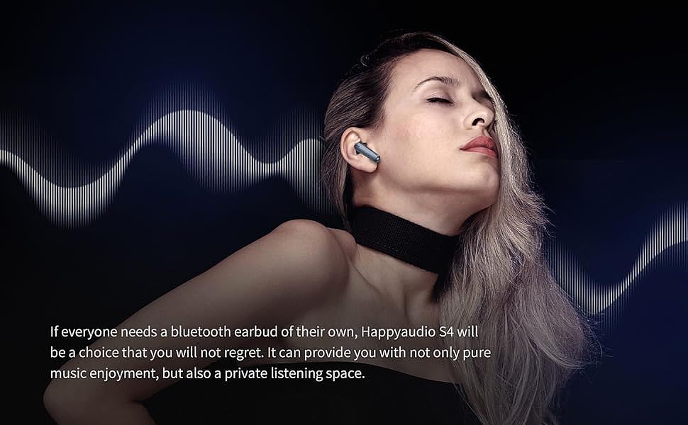  HAPPYAUDIO S4 Wireless Earbuds    