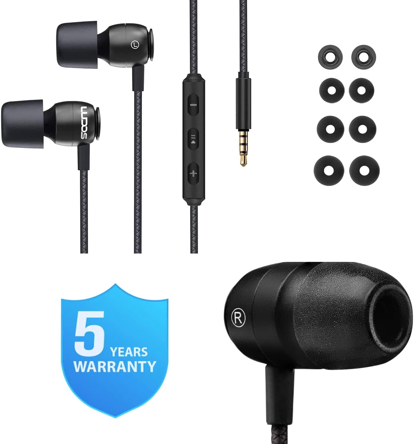  Ludos Clamor 3.5mm Wired Earbuds     