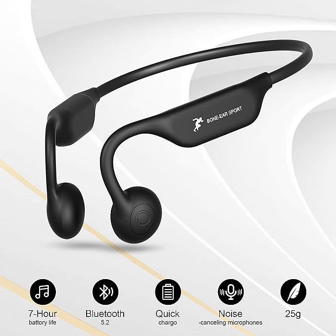  ZRUHIG Hat-1-BL Bone Conduction Headphones     