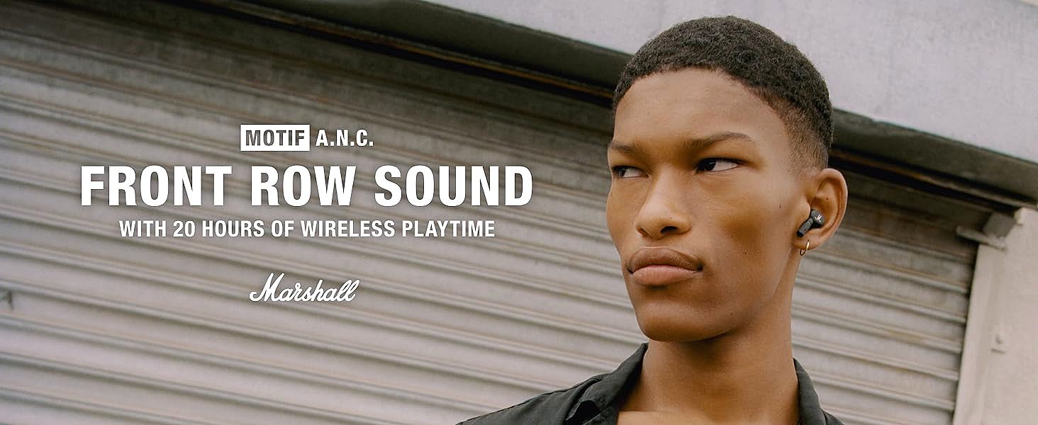  Marshall Motif ANC True Wireless Headphones  
