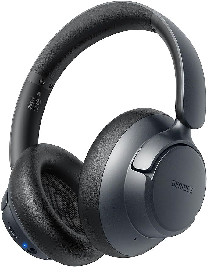 BERIBES BEWH305B Hybrid Active Noise Cancelling Headphones: The Budget-Friendly Noise-Cancelling Headphones You Need
