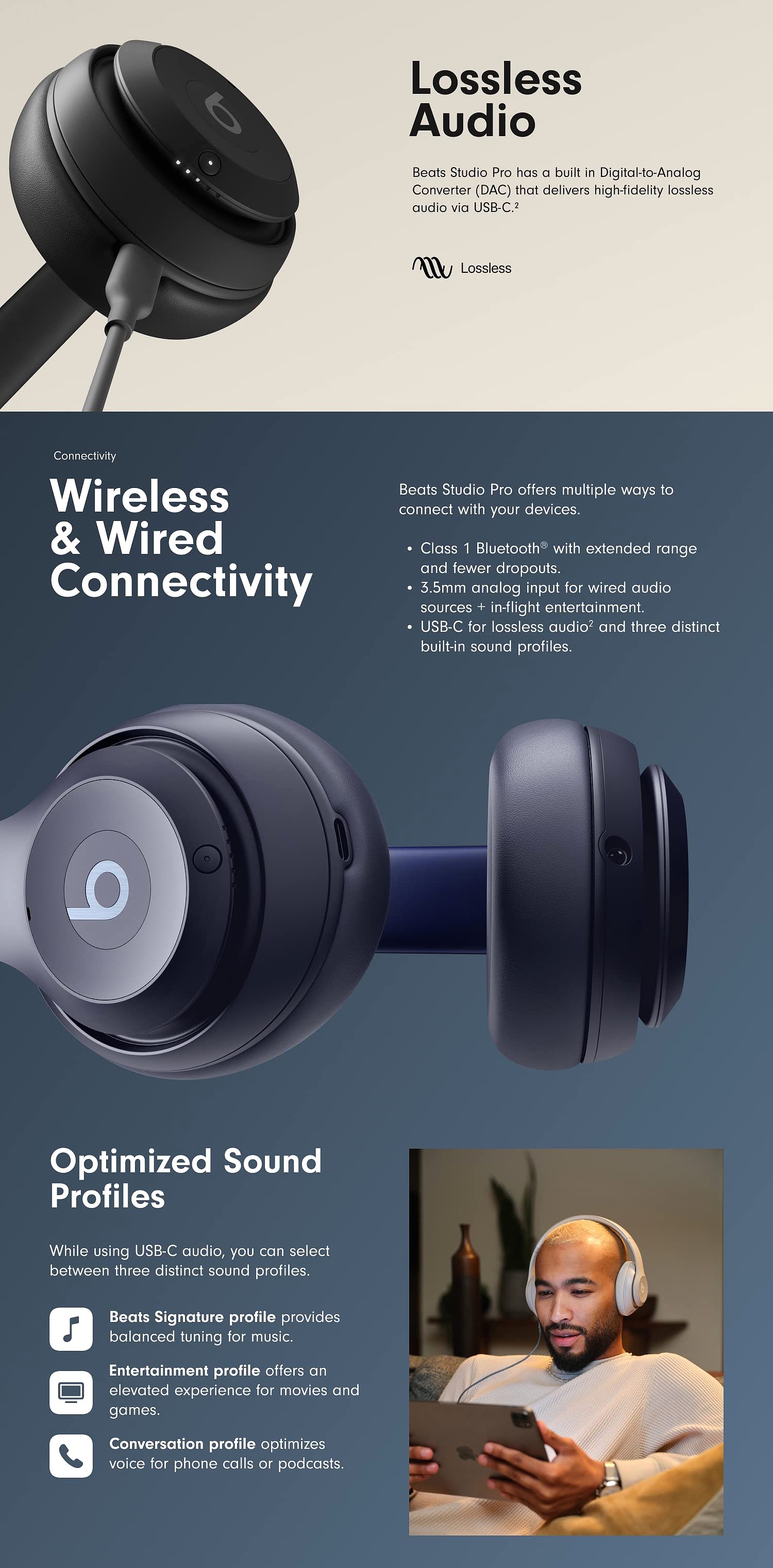  Beats Studio Pro Wireless Headphones   