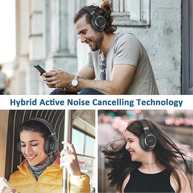  KVIDIO WH304 Active Noise Cancelling Headphones     