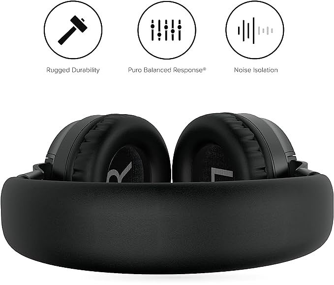  Puro Sound Labs PuroBasic Volume Limiting Wired Headphones   