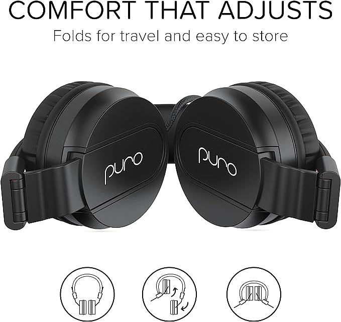  Puro Sound Labs PuroBasic Volume Limiting Wired Headphones     